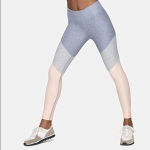 Outdoor Voices Springs Pastel Colorblock High Rise Leggings Size Small